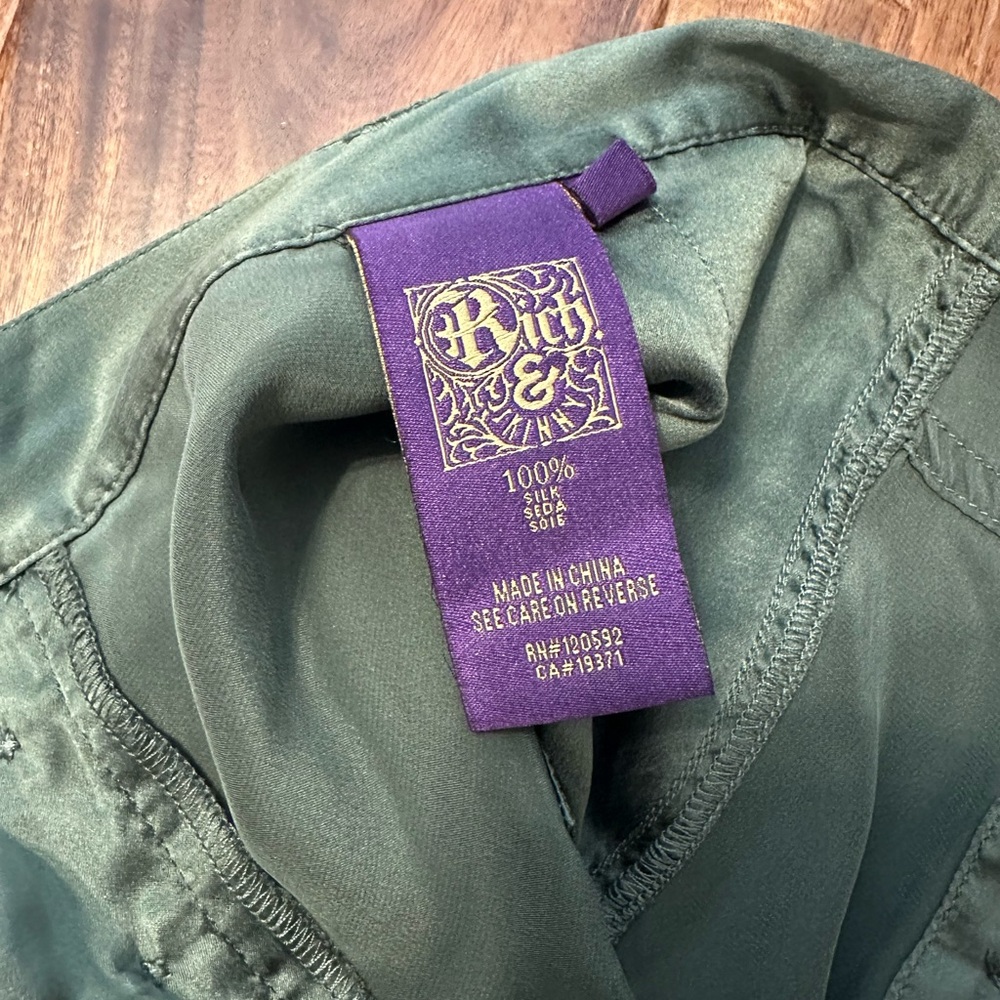 Rich & Skinny Women's Green Cargo Shorts - Picture 6 of 7